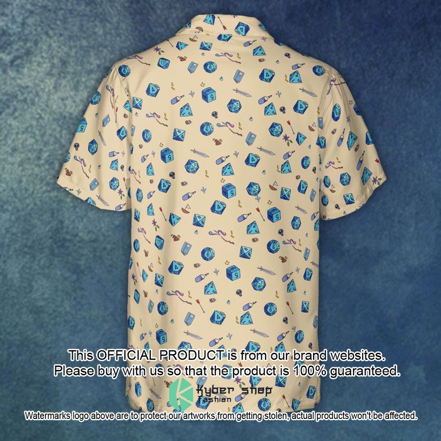 RPG Dungeons & Dragons Dices Pattern Hawaiian Shirt 3 RPG Dungeons & Dragons Dices Pattern Hawaiian Shirt word1