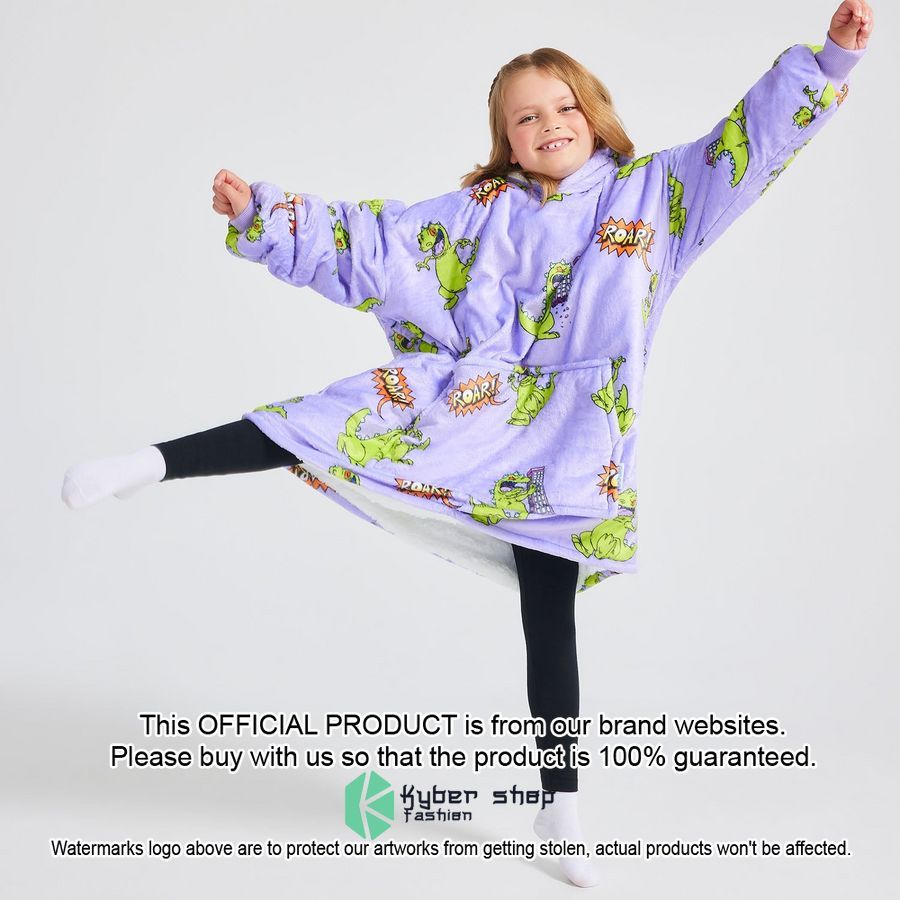Rugrats Reptar Kids Oodie Blanket Hoodie