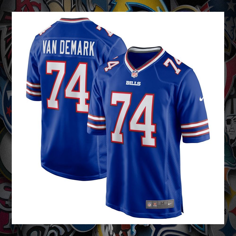 Ryan Van Demark Buffalo Bills Royal Football Jersey 8 Ryan Van Demark Buffalo Bills Royal Football Jersey word1