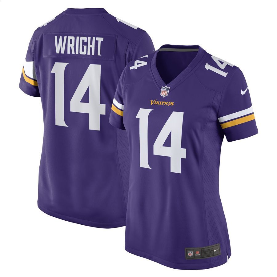 Ryan Wright Minnesota Vikings Purple Football Jersey