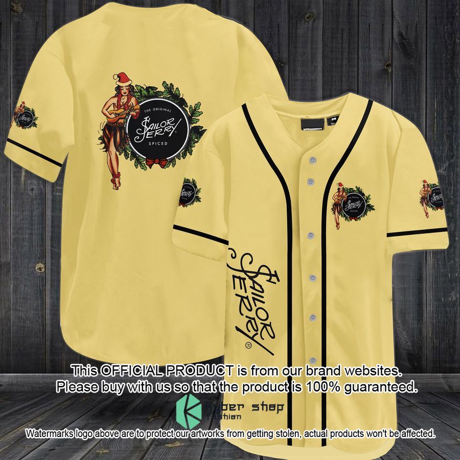 Sailor Jerry Rum Baseball Jersey 2 Sailor Jerry Rum Baseball Jersey word1