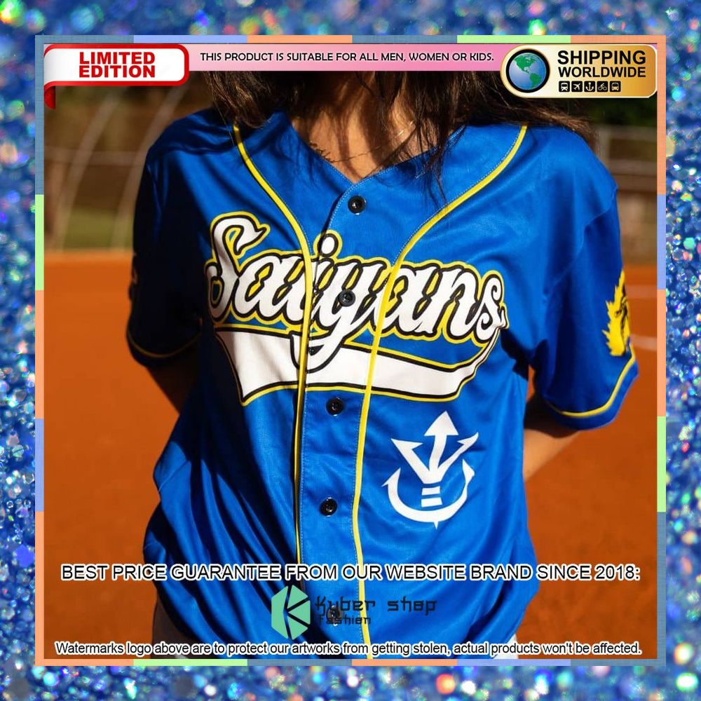 Saiyan Vegeta Dragon Ball Z Baseball Jersey 8 Saiyan Vegeta Dragon Ball Z Baseball Jersey word2