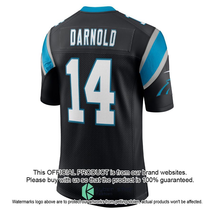 Sam Darnold Carolina Panthers Vapor Limited Black Football Jersey 3 Sam Darnold Carolina Panthers Vapor Limited Black Football Jersey word2