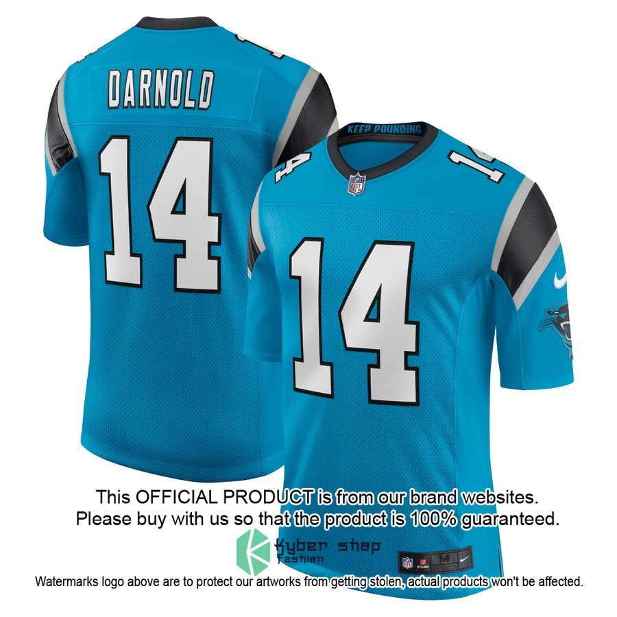 Sam Darnold Carolina Panthers Vapor Limited Blue Football Jersey