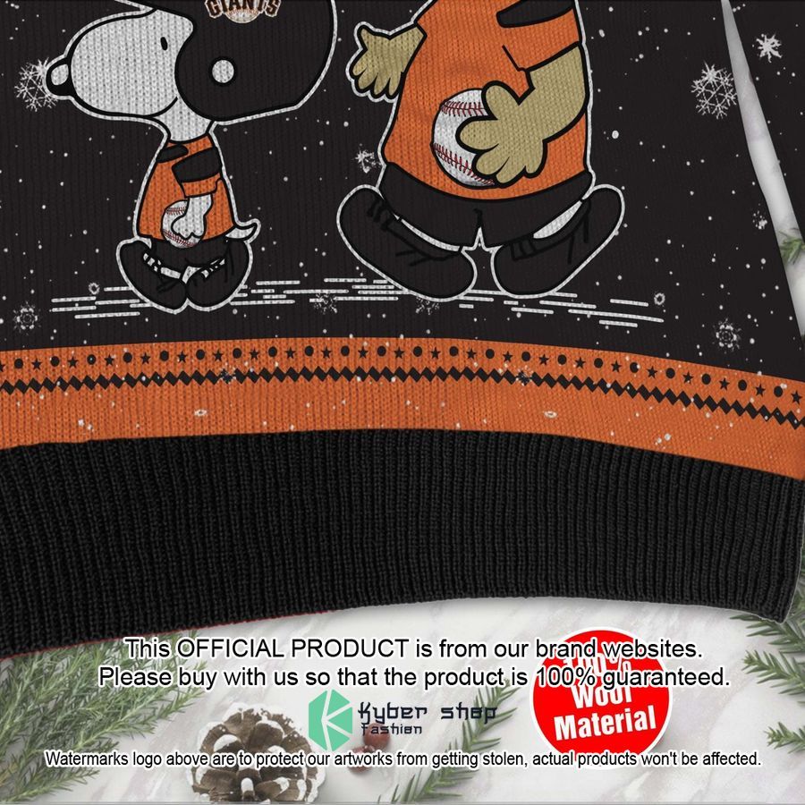 San Francisco Giants Charlie Brown Snoopy Wear Football Jersey Christmas Sweater 4 San Francisco Giants Charlie Brown Snoopy Wear Football Jersey Christmas Sweater word3