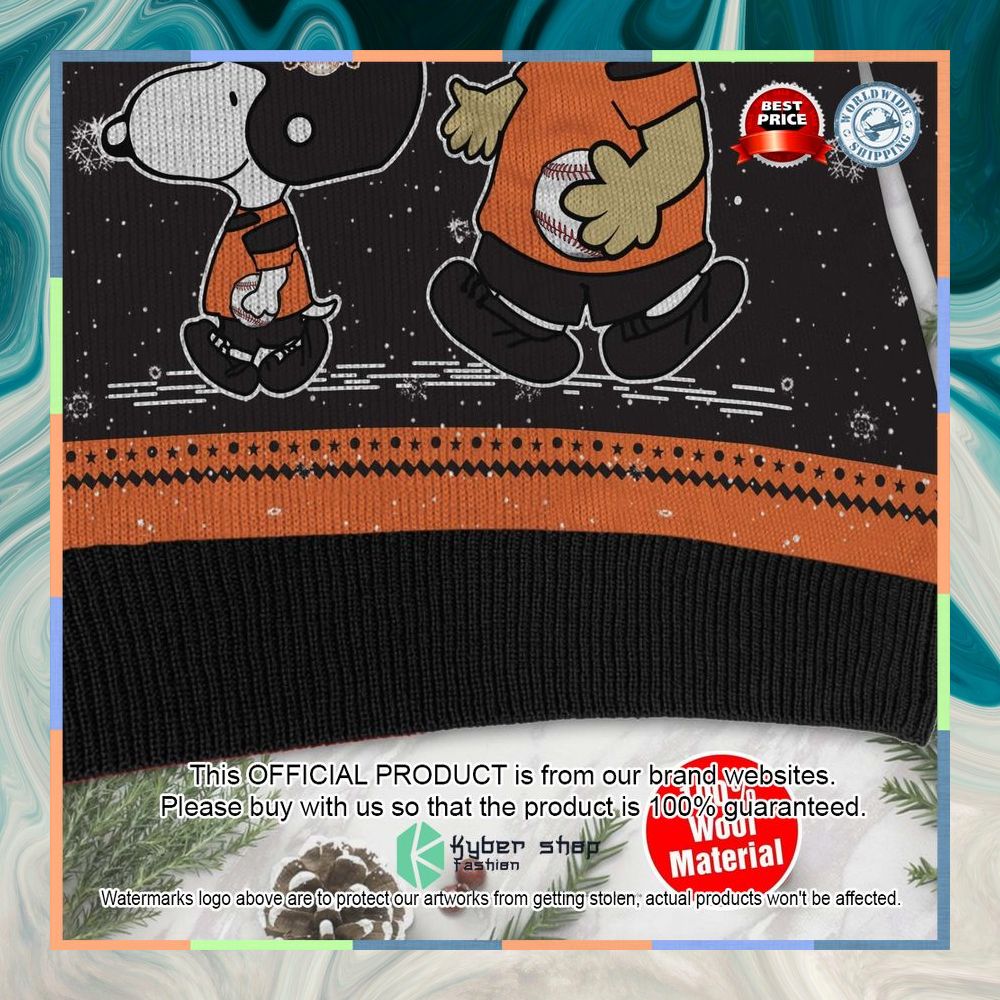 San Francisco Giants Charlie Brown Snoopy Wear Football Jersey Christmas Sweater 9 San Francisco Giants Charlie Brown Snoopy Wear Football Jersey Christmas Sweater word3