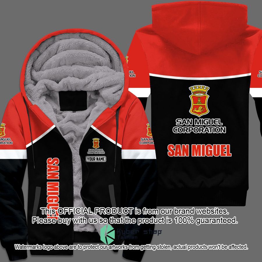 San Miguel Fleece hoodie word2