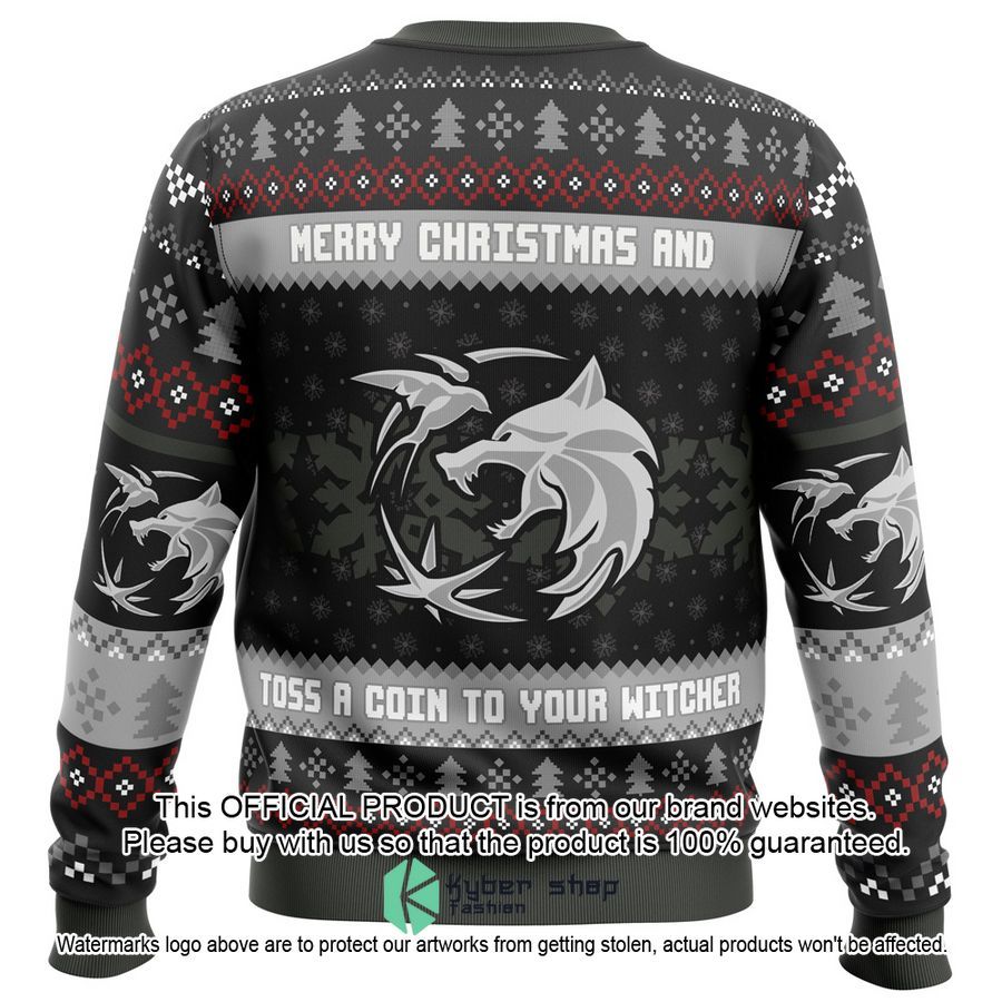 Santa Witcher The Witcher Ugly Christmas Sweater 3 Santa Witcher The Witcher Ugly Christmas Sweater word1