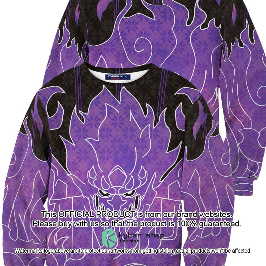 Sasuke Armor Ugly Sweater word3