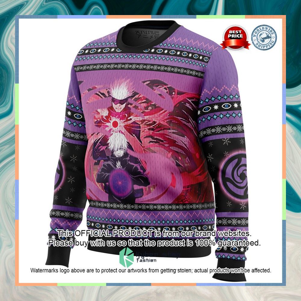 Satoru Gojo Jujutsu Kaisen Ugly Christmas Sweater 8 Satoru Gojo Jujutsu Kaisen Ugly Christmas Sweater word3