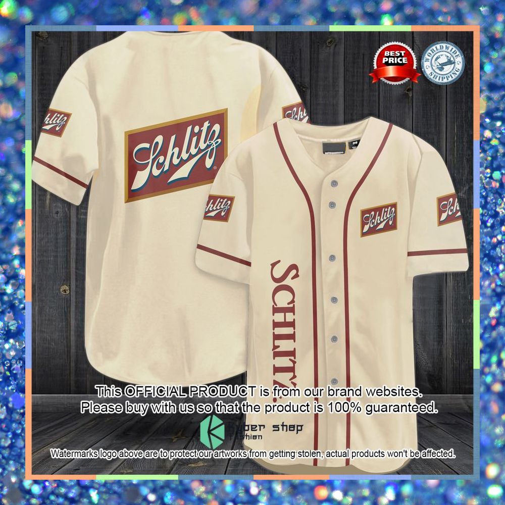 Schlitz Baseball Jersey 3 Schlitz Baseball Jersey word3