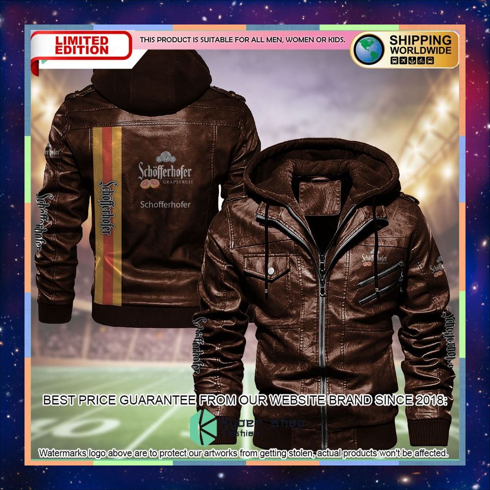 Schofferhofer Grapefruit Hefeweizen Leather Jacket 5 Schofferhofer Grapefruit Hefeweizen Leather Jacket word2