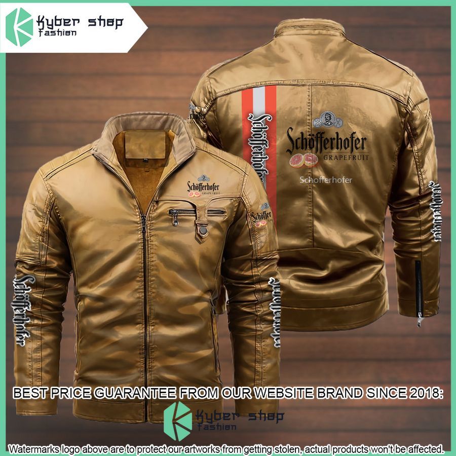 Schofferhofer Grapefruit Hefeweizen Leather Jacket 3 Schofferhofer Grapefruit Hefeweizen Leather Jacket word2
