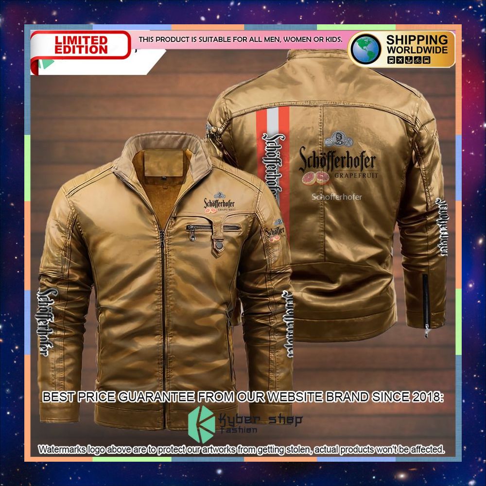 Schofferhofer Grapefruit Hefeweizen Leather Jacket 7 Schofferhofer Grapefruit Hefeweizen Leather Jacket word2