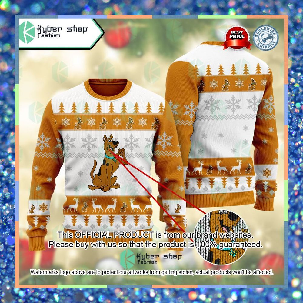Scooby Doo Scooby-Doo, Where Are You! Christmas Sweater 6 Scooby Doo Scooby-Doo, Where Are You! Christmas Sweater word1