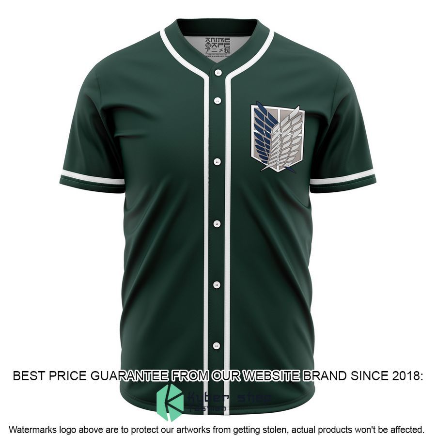 Scouting Regiment Attack On Titan Baseball Jersey