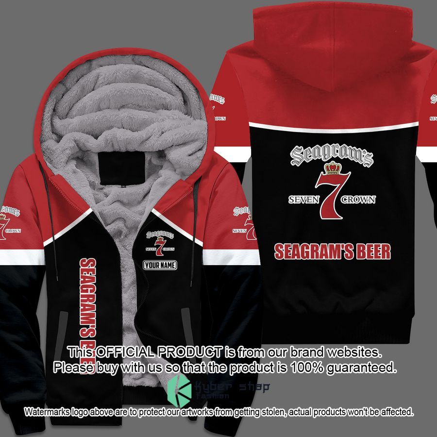 Seagram's beer Fleece hoodie