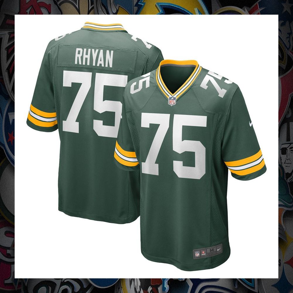 Sean Rhyan Green Bay Packers Green Football Jersey 8 Sean Rhyan Green Bay Packers Green Football Jersey word1