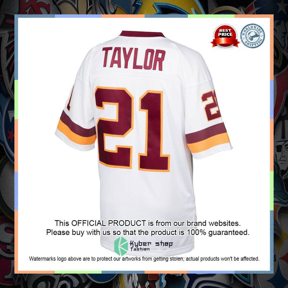 Sean Taylor Washington Football Team Mitchell & Ness Legacy Replica White Football Jersey 7 Sean Taylor Washington Football Team Mitchell & Ness Legacy Replica White Football Jersey word3