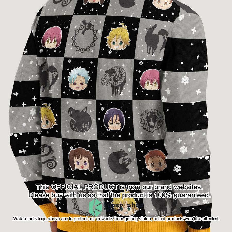 Seven Sins Christmas Ugly Sweater 4 Seven Sins Christmas Ugly Sweater word3