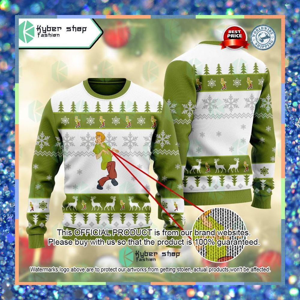 Shaggy Rogers What's New, Scooby-Doo? Christmas Sweater 6 Shaggy Rogers What's New, Scooby-Doo? Christmas Sweater word3