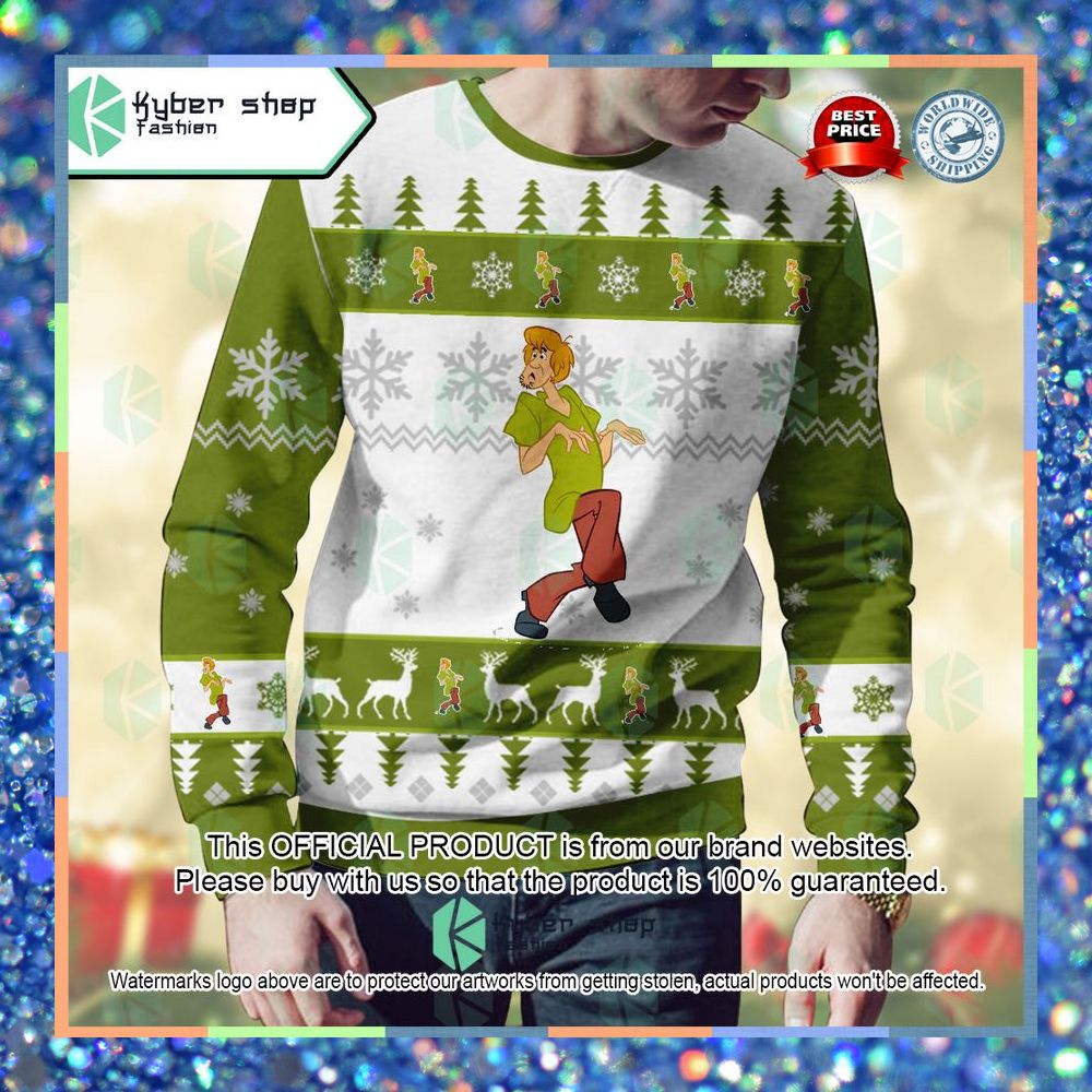 Shaggy Rogers What's New, Scooby-Doo? Christmas Sweater 7 Shaggy Rogers What's New, Scooby-Doo? Christmas Sweater word3