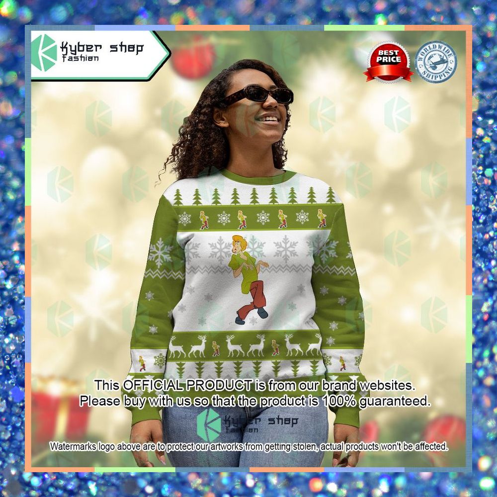 Shaggy Rogers What's New, Scooby-Doo? Christmas Sweater 9 Shaggy Rogers What's New, Scooby-Doo? Christmas Sweater word3