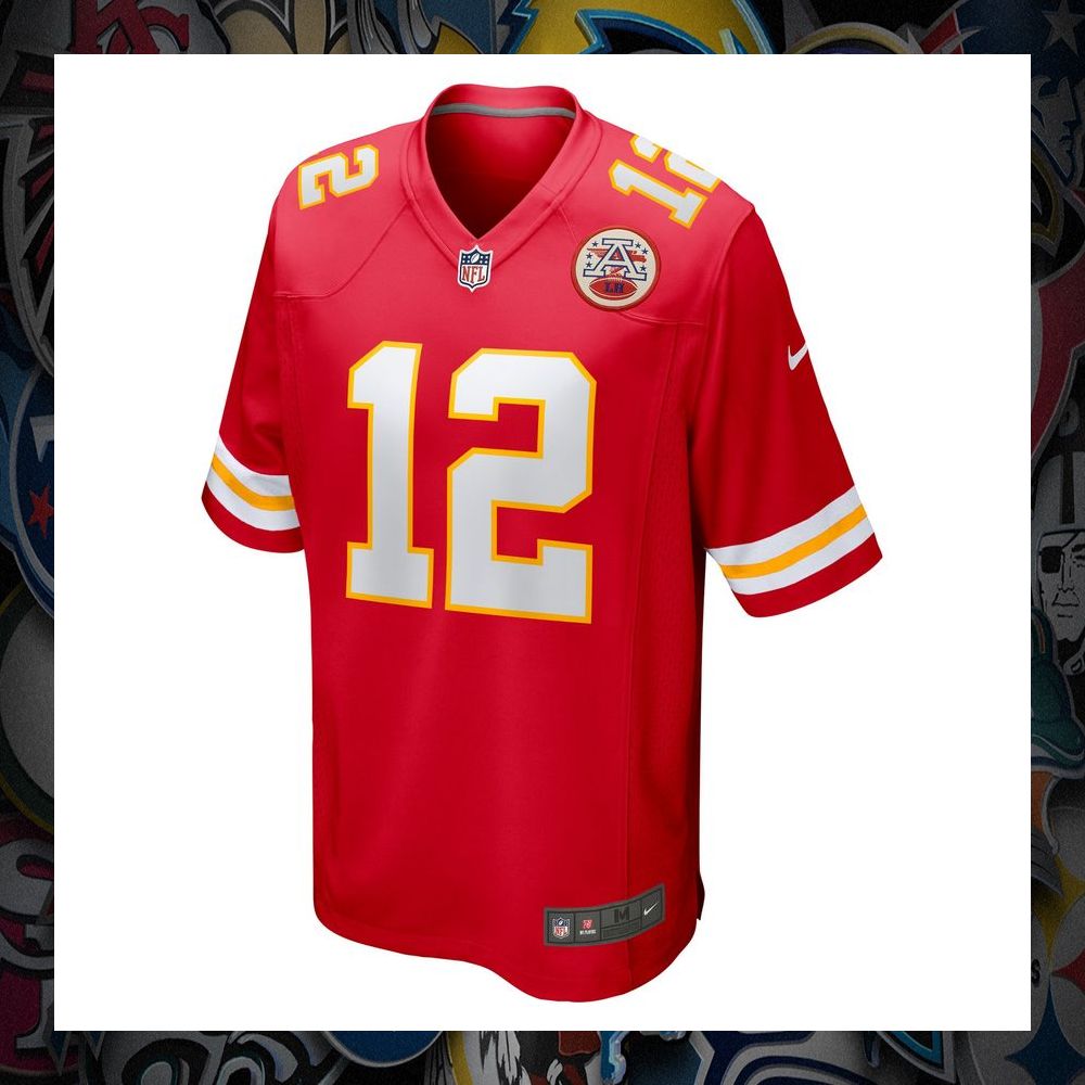 Shane Buechele Kansas City Chiefs Red Football Jersey 6 Shane Buechele Kansas City Chiefs Red Football Jersey word2
