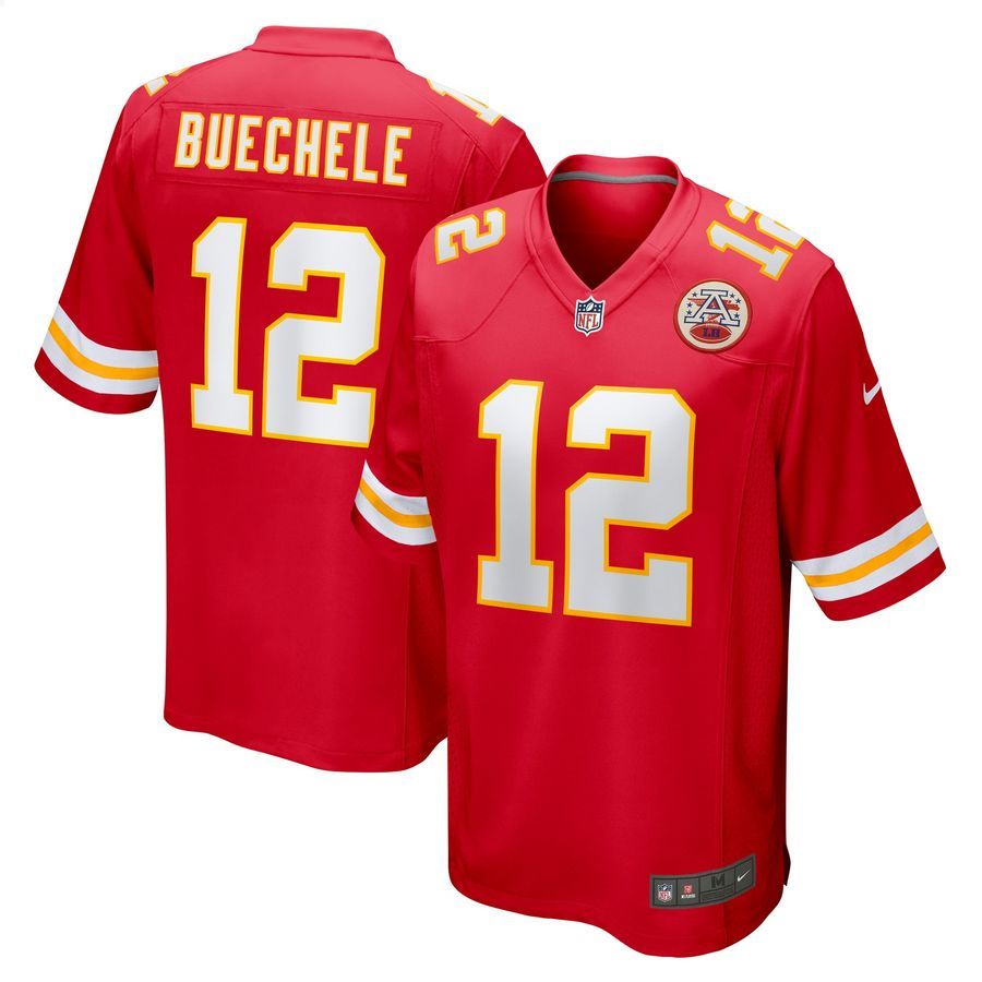 Shane Buechele Kansas City Chiefs Red Football Jersey 4 Shane Buechele Kansas City Chiefs Red Football Jersey word2