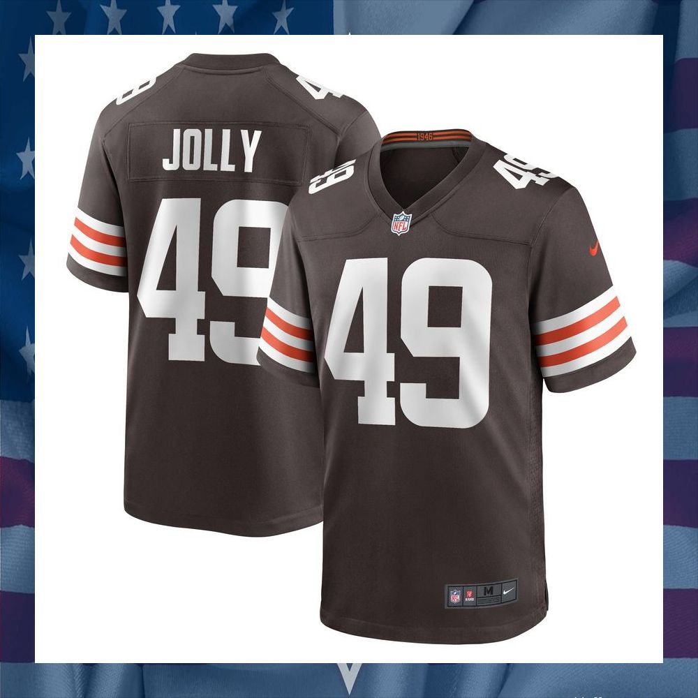 Shaun Jolly Cleveland Browns Brown Football Jersey 5 Shaun Jolly Cleveland Browns Brown Football Jersey word1