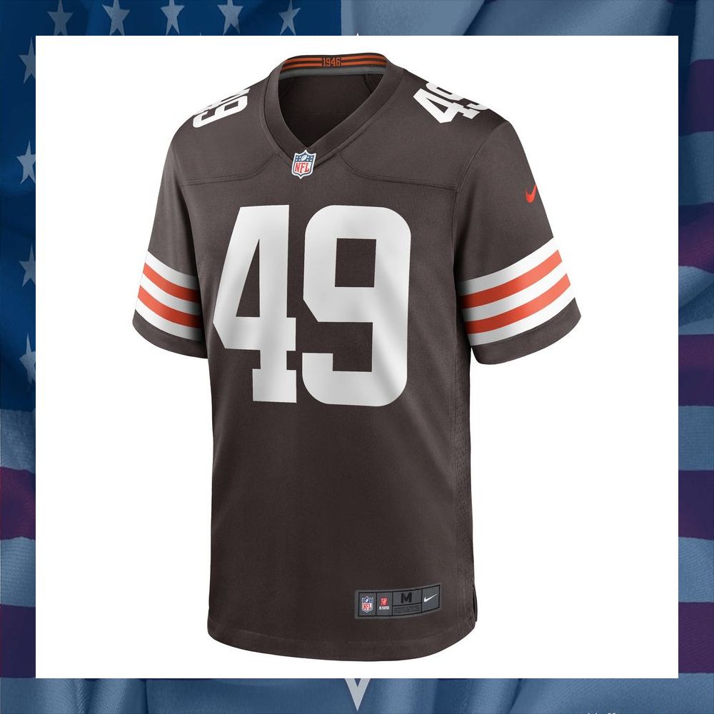 Shaun Jolly Cleveland Browns Brown Football Jersey 6 Shaun Jolly Cleveland Browns Brown Football Jersey word1