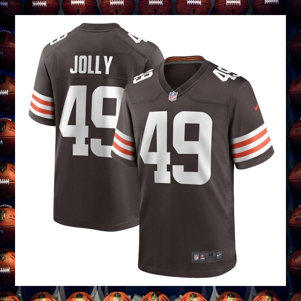 Shaun Jolly Cleveland Browns Brown Football Jersey 4 Shaun Jolly Cleveland Browns Brown Football Jersey word1