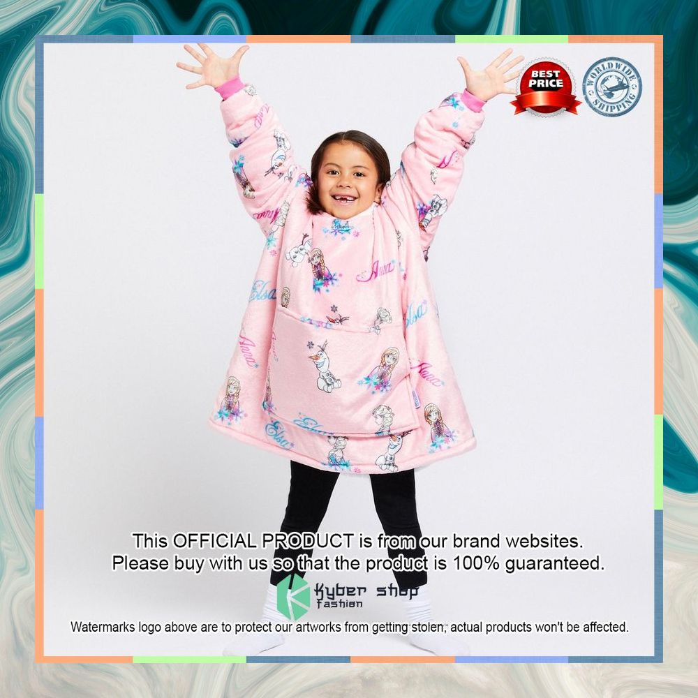 Shine of Frozen Kids Oodie Blanket Hoodie 5 Shine of Frozen Kids Oodie Blanket Hoodie word3