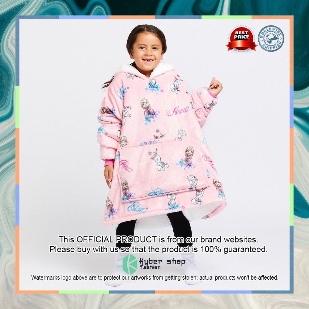 Shine of Frozen Kids Oodie Blanket Hoodie 6 Shine of Frozen Kids Oodie Blanket Hoodie word3