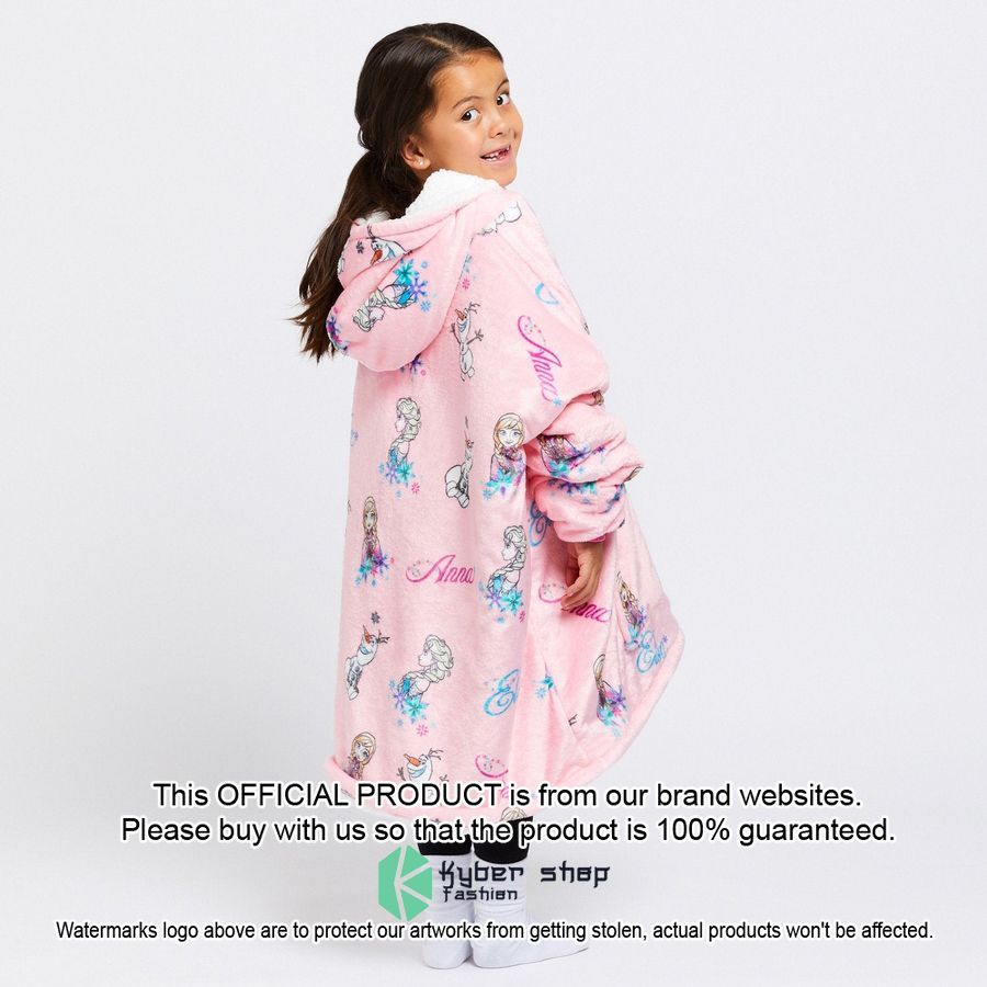 Shine of Frozen Kids Oodie Blanket Hoodie 3 Shine of Frozen Kids Oodie Blanket Hoodie word3