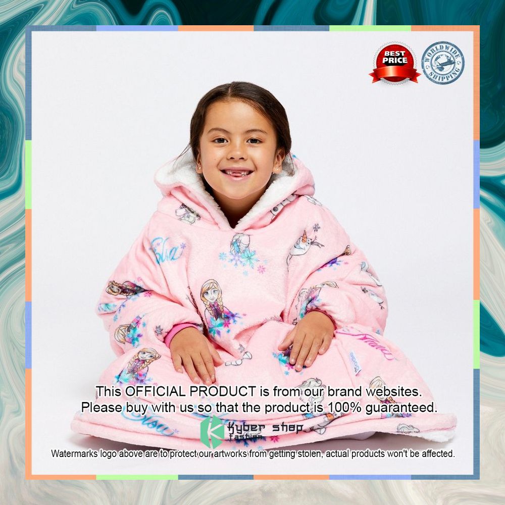 Shine of Frozen Kids Oodie Blanket Hoodie 8 Shine of Frozen Kids Oodie Blanket Hoodie word3