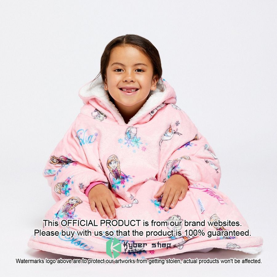 Shine of Frozen Kids Oodie Blanket Hoodie 4 Shine of Frozen Kids Oodie Blanket Hoodie word3
