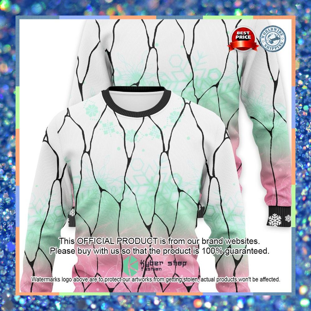 Shinobu Kocho Demon Slayer Christmas Sweater 10 Shinobu Kocho Demon Slayer Christmas Sweater word1