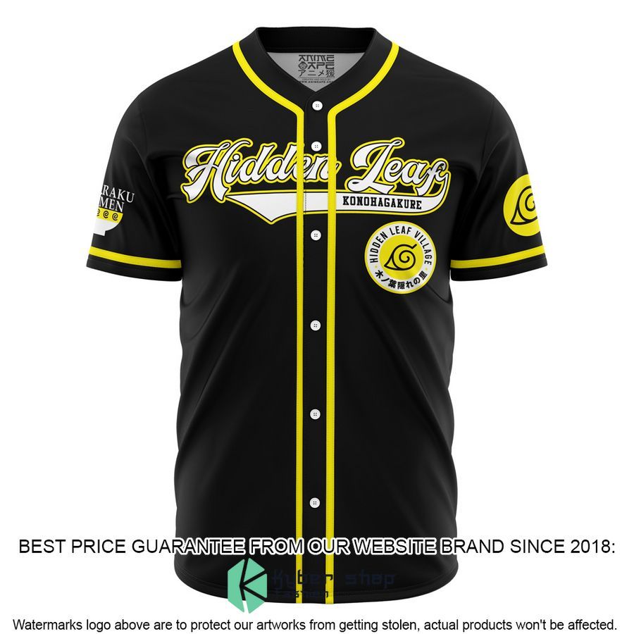 Shippuden Hidden Leaf Uzumaki Naruto Baseball Jersey