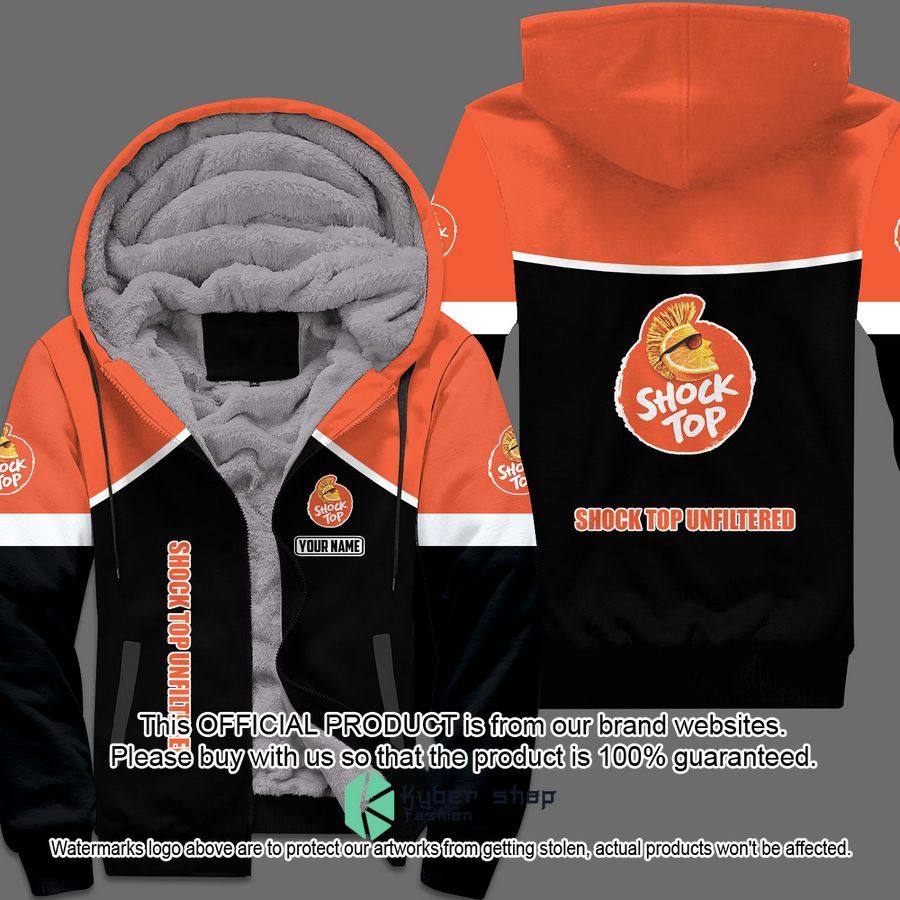 Shock Top Unfiltered Fleece hoodie word1