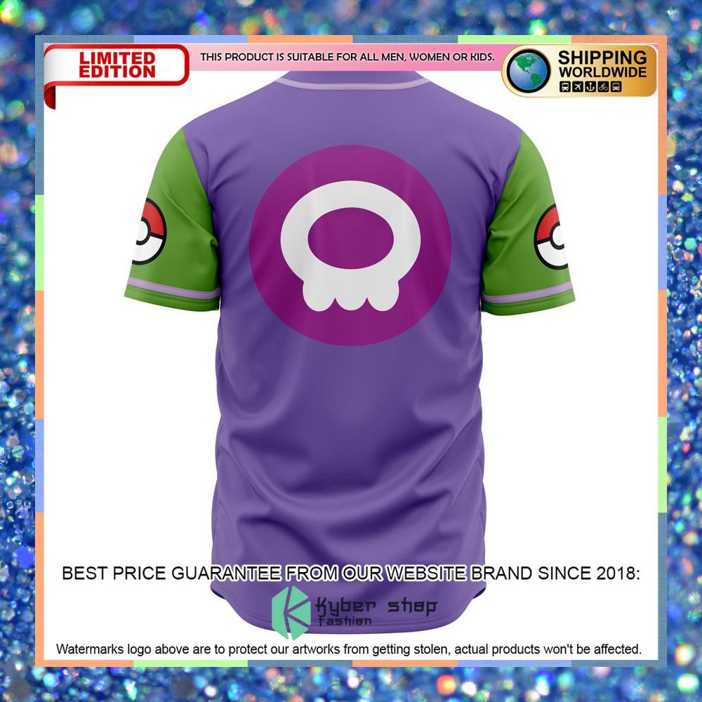 Sludge Waves Pokemon Baseball Jersey 6 Sludge Waves Pokemon Baseball Jersey word3