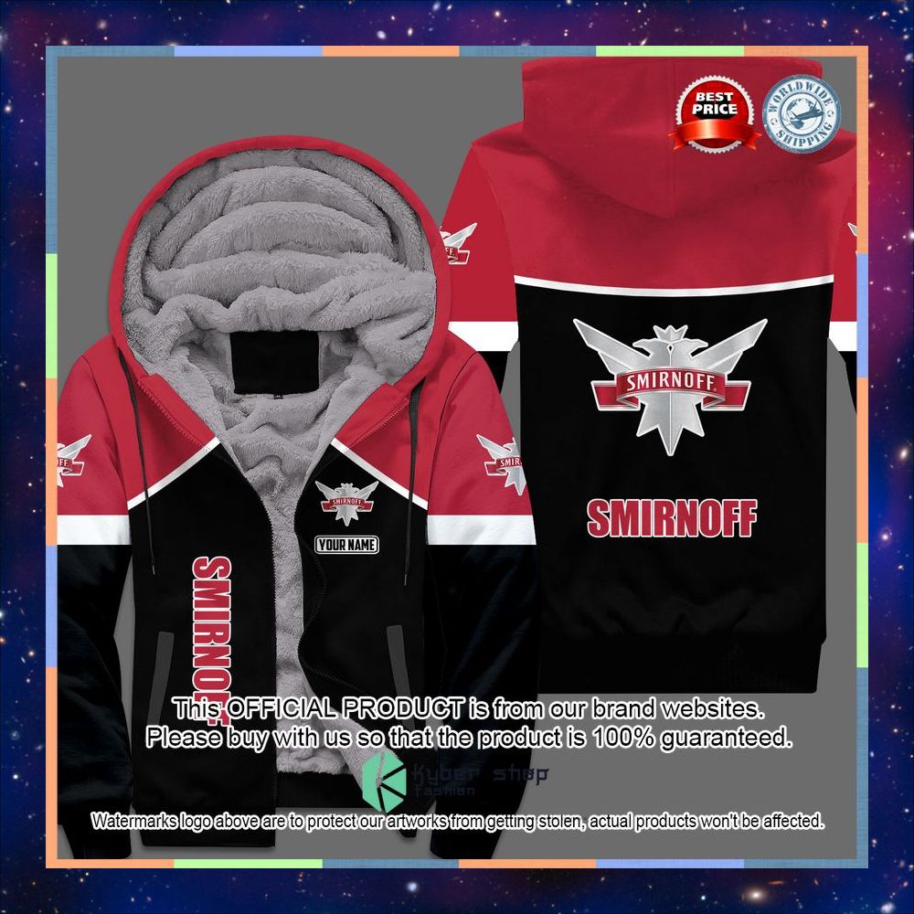 Smirnoff Fleece hoodie 3 Smirnoff Fleece hoodie word2
