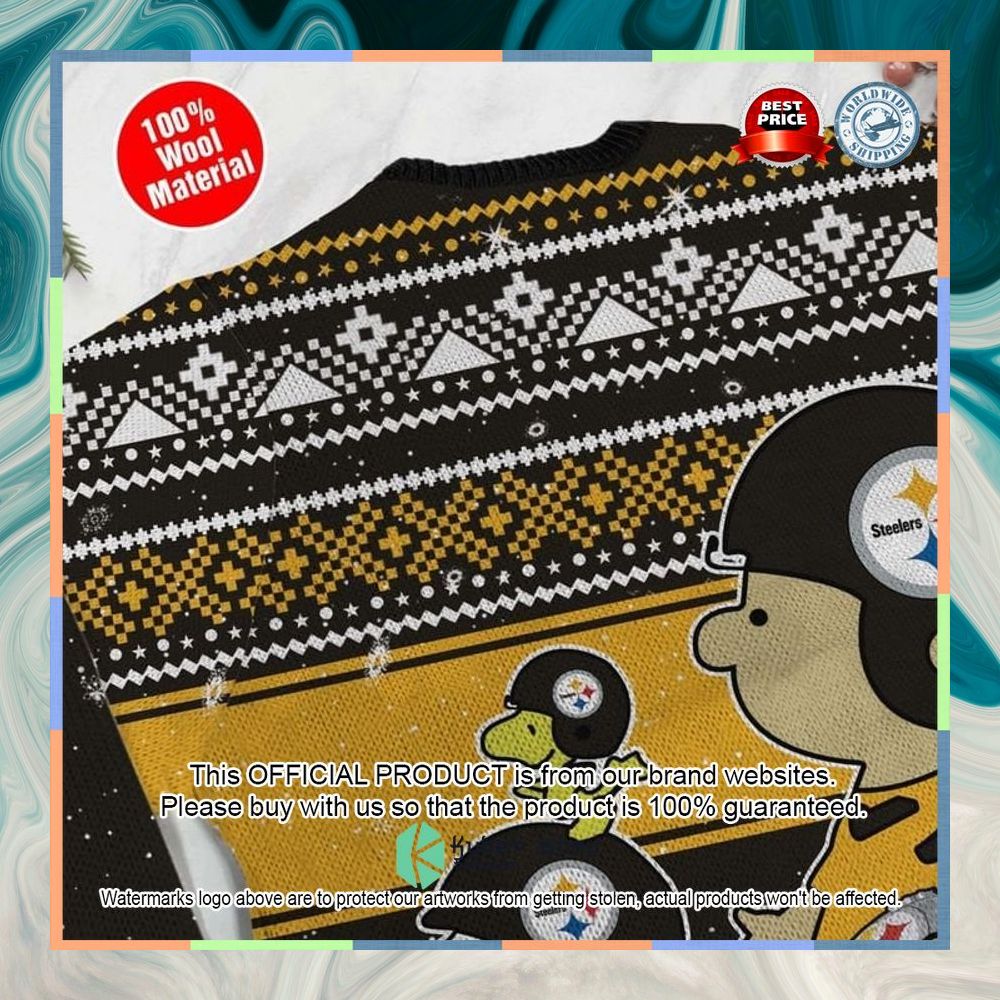 Snoopy and Charlie Brown Pittsburgh Steelers Christmas Sweater 6 Snoopy and Charlie Brown Pittsburgh Steelers Christmas Sweater word3