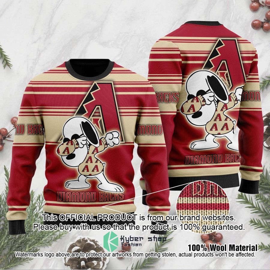 Snoopy Love Arizona Diamondbacks MLB Christmas Sweater