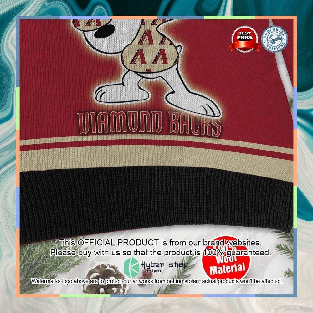 Snoopy Love Arizona Diamondbacks MLB Christmas Sweater 9 Snoopy Love Arizona Diamondbacks MLB Christmas Sweater word3