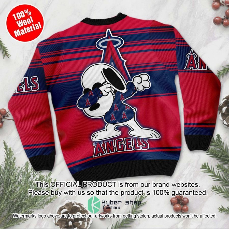 Snoopy Love Los Angeles Angels MLB Christmas Sweater 3 Snoopy Love Los Angeles Angels MLB Christmas Sweater word2