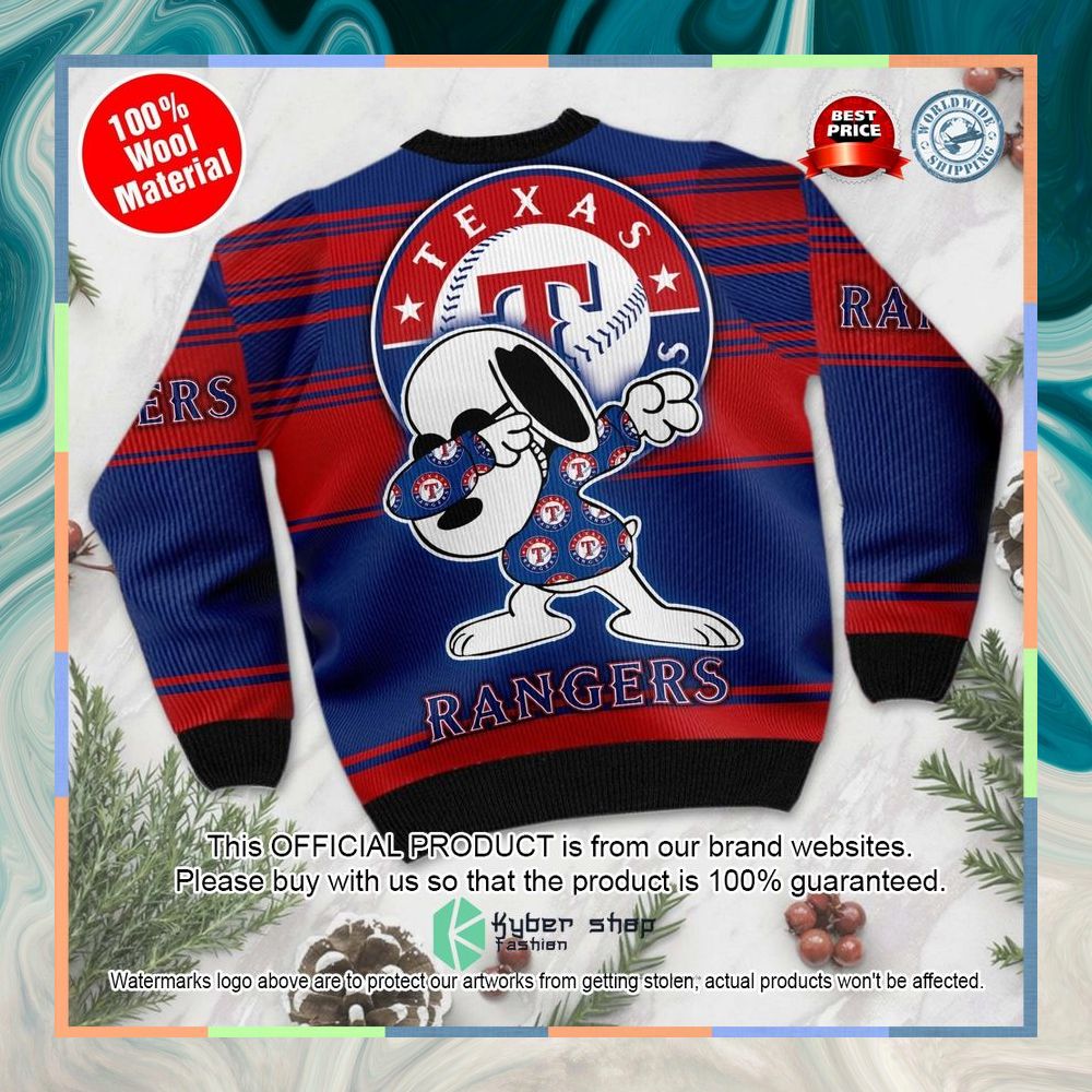Snoopy Love Texas Rangers MLB Christmas Sweater 4 Snoopy Love Texas Rangers MLB Christmas Sweater word3