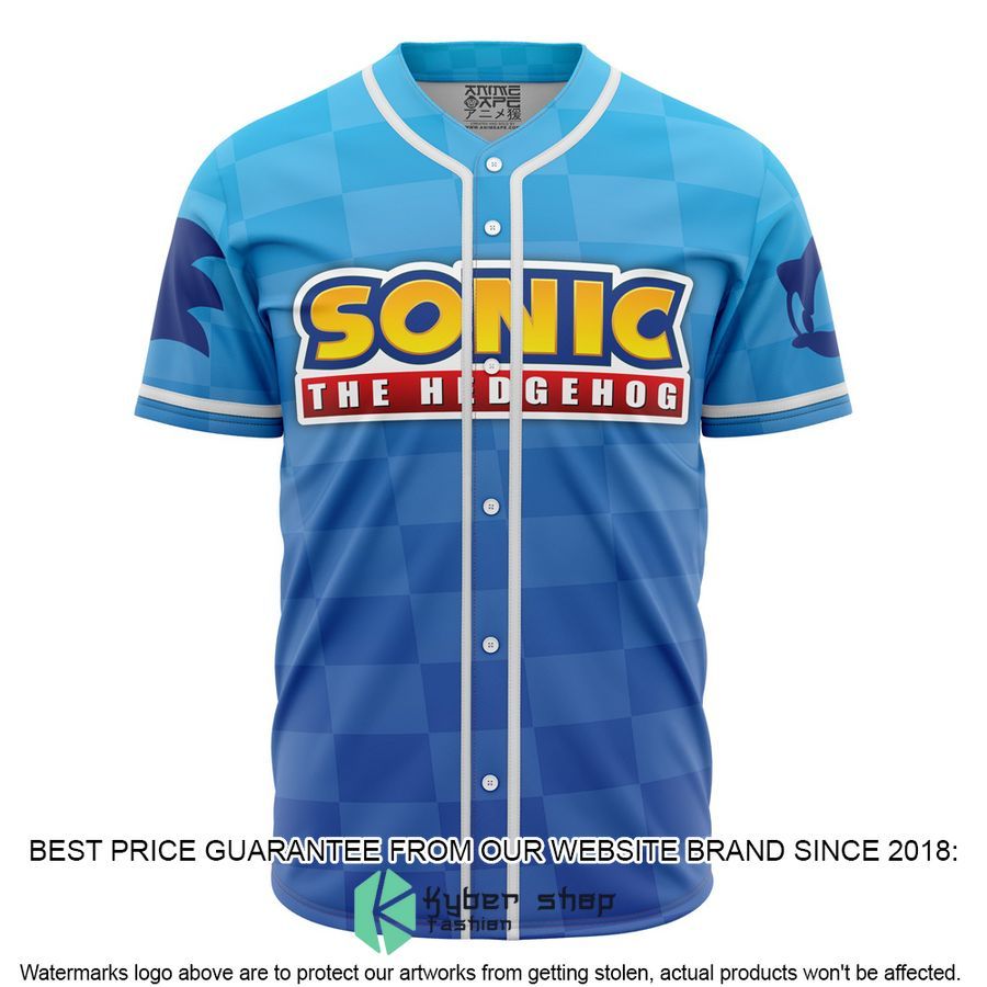 Sonic The Hedgehog Baseball Jersey