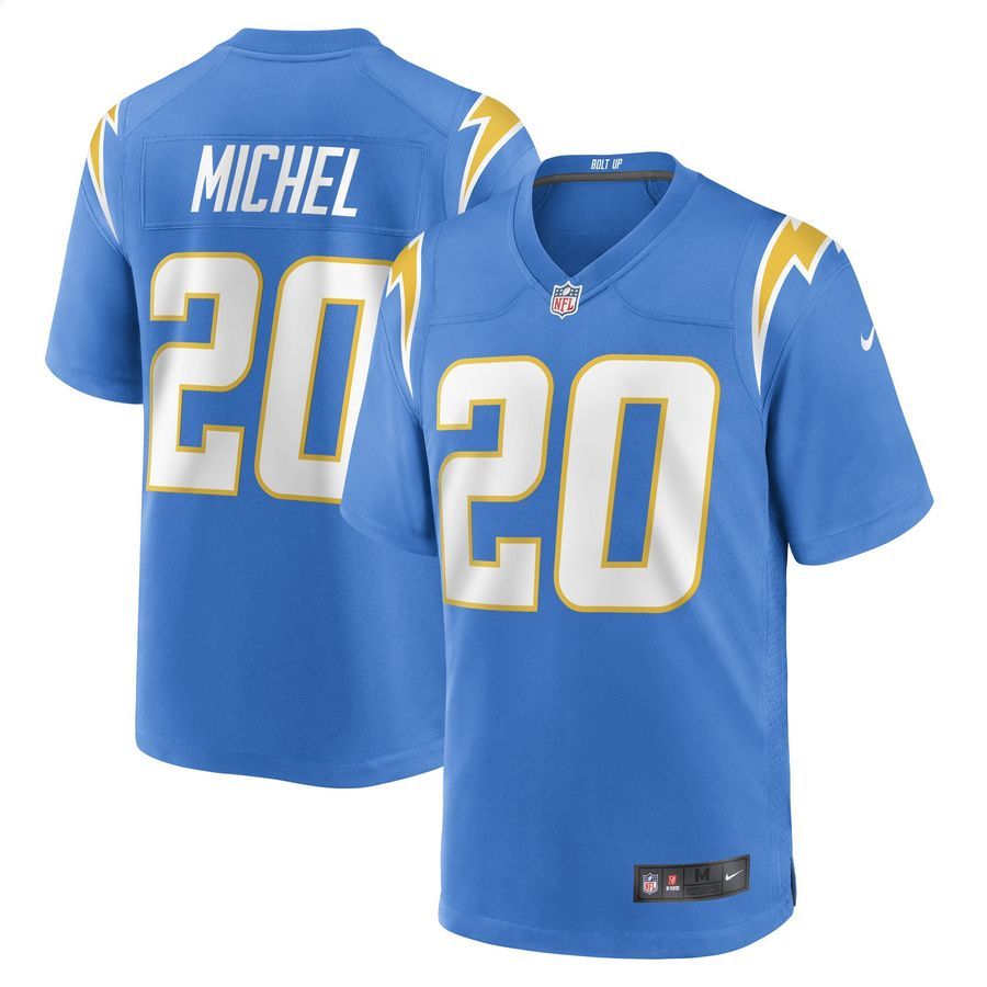 Sony Michel Los Angeles Chargers Powder Blue Football Jersey