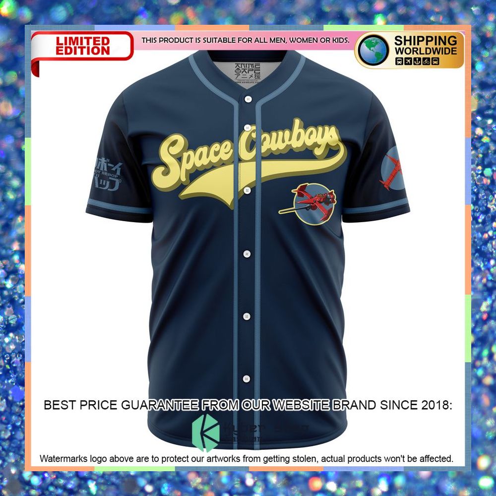 Space Cowboys Cowboy Bebop Baseball Jersey 5 Space Cowboys Cowboy Bebop Baseball Jersey word3